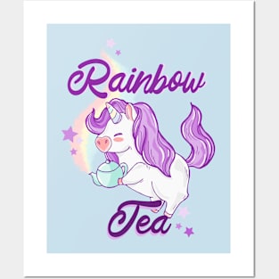 Rainbow Tea Posters and Art